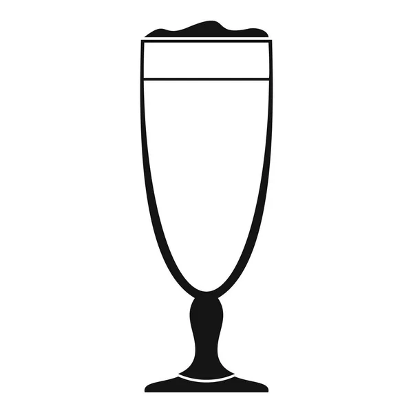 Wine glass icon, simple style — Stock Vector