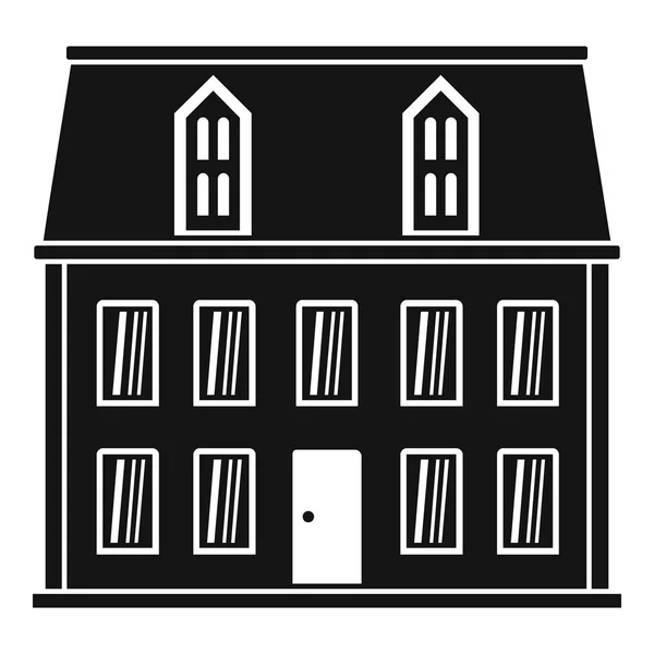Icona della casa, stile semplice — Vettoriale Stock