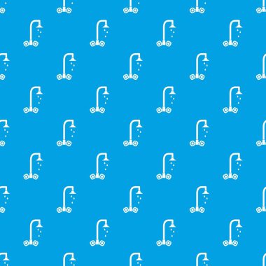 Damlayan musluk desen kesintisiz mavi