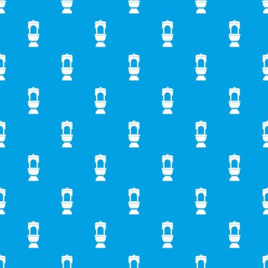 Tuvalet kase desen kesintisiz mavi