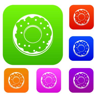 Çörek renk koleksiyonu ayarla