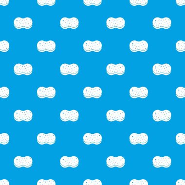 Sünger köpük desen kesintisiz mavi