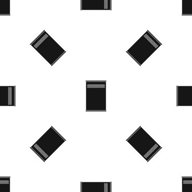 Çöp sorunsuz siyah desen