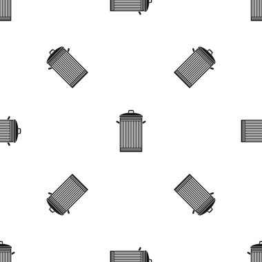 Çöp sorunsuz siyah desen