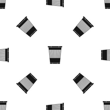 Çöp sorunsuz siyah desen