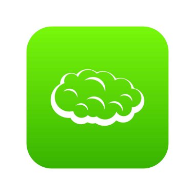 Bulut simgesi dijital yeşil