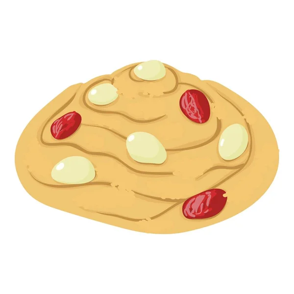 Ikon biskuit Berry, gaya isometrik - Stok Vektor