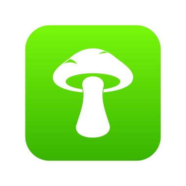 Borulu mantar simgesi dijital yeşil