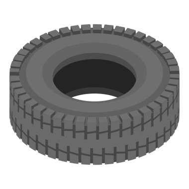 Lastik simgesi, izometrik stili