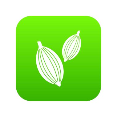 Kakule bakla simgesi dijital yeşil