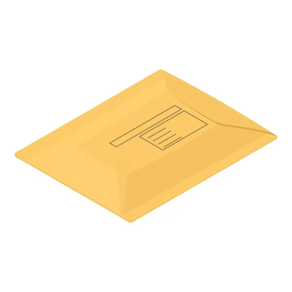 Cover of box icon, isometric style — Stock Vector