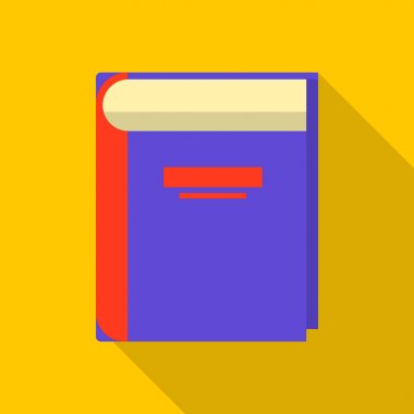 Öğretici kitap simgesini, düz stil