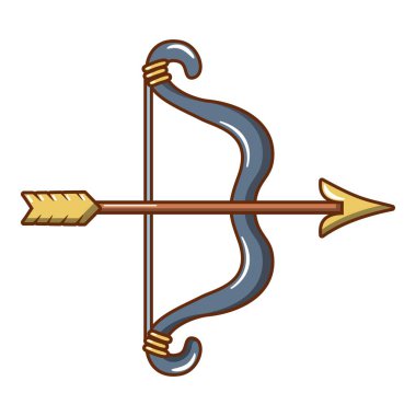 Doğruluk yay simgesi, karikatür tarzı