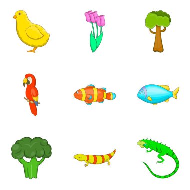 Animasyon Icons set, karikatür tarzı