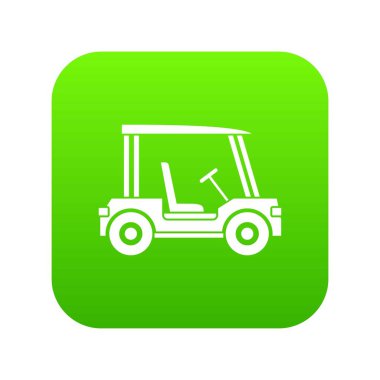 Golf Kulübü araç simgesini dijital yeşil