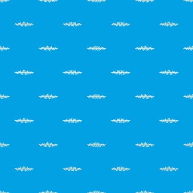 Ses dalgası desen kesintisiz mavi