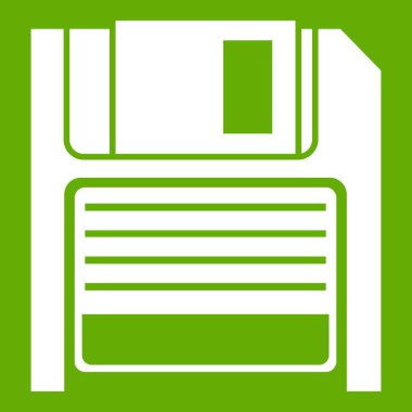 Manyetik disket simgesi yeşil