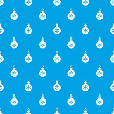 Noel ağacı desen kesintisiz mavi için topu