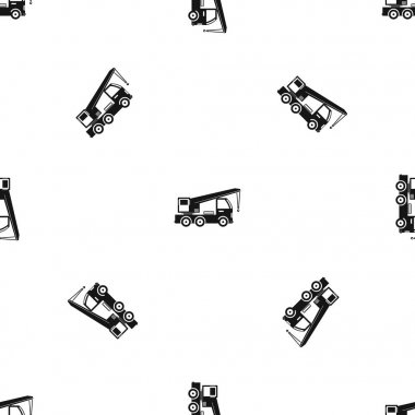 Monte kamyon vinç model sorunsuz siyah