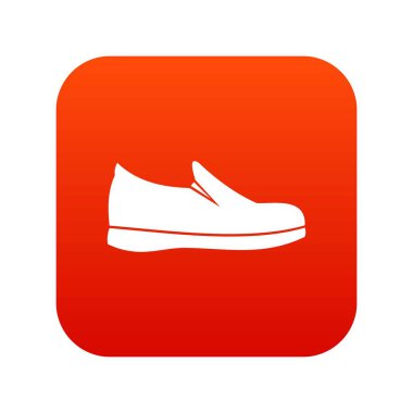 Ayakkabı simgesi dijital kırmızı