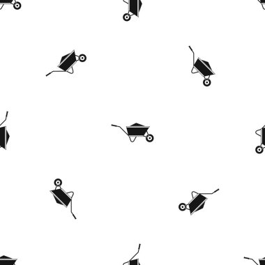 El arabası kum desen sorunsuz siyah