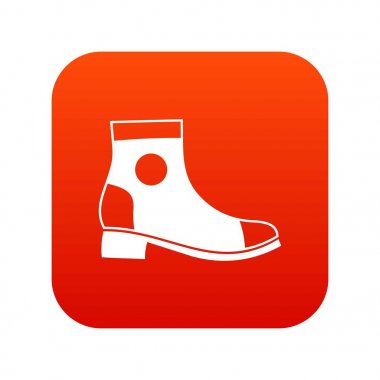 Erkekler simgesi dijital kırmızı