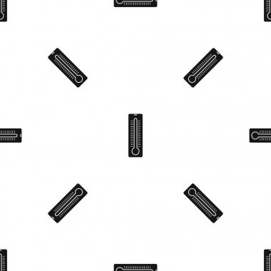 Termometre desen sorunsuz siyah