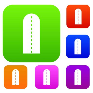 Uzun yol renk koleksiyonu ayarla