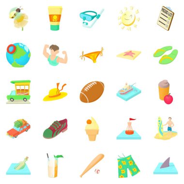 Heliacal Icons set, karikatür tarzı