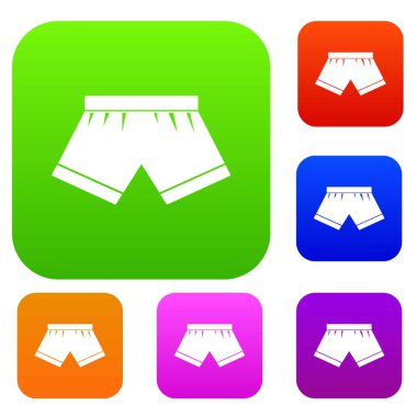 Erkek iç çamaşırı renk koleksiyonu ayarla