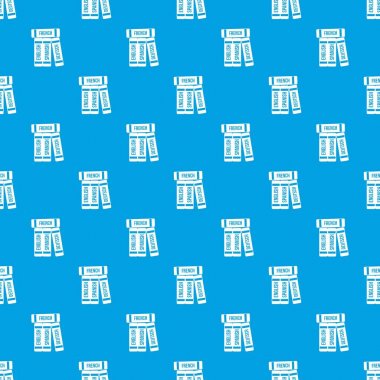 Sözlükler desen kesintisiz mavi