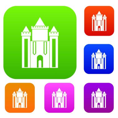 Antik kale renk koleksiyonu ayarla