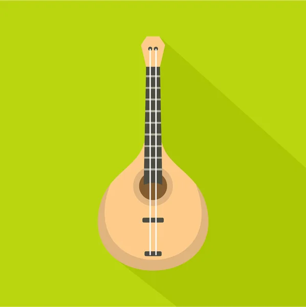 Gitár ikon, lapos stílusú — Stock Vector