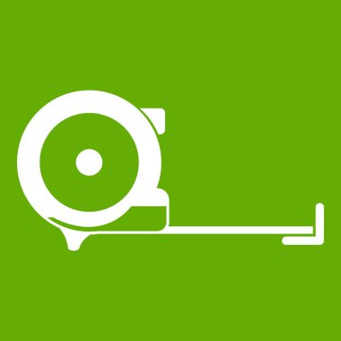 İnşaat rulet simgesi yeşil