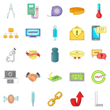 Bakım Icons set, karikatür tarzı