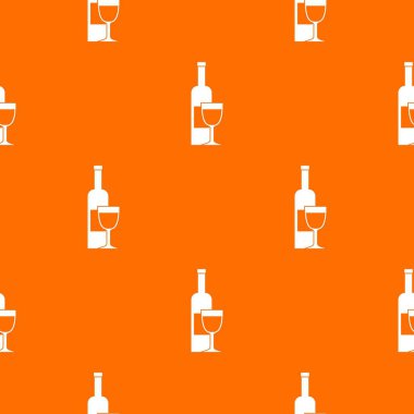 Şarap şişe ve cam model sorunsuz