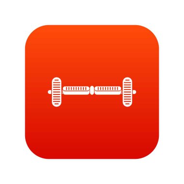 Hoverboard gyro pod simgesi dijital kırmızı