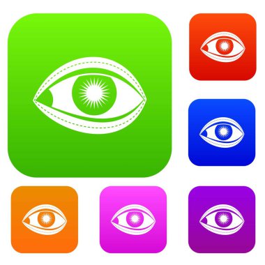 Plastik Cerrahi göz renk koleksiyonu ayarla