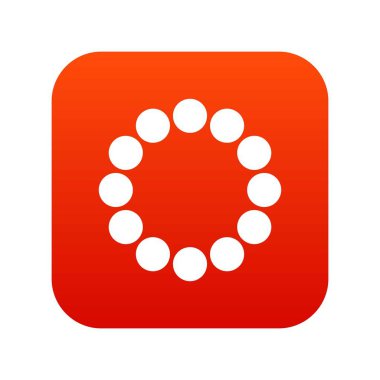 İşareti beklentileri sayfa yük simgesi dijital kırmızı