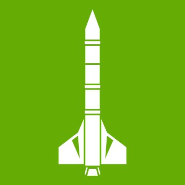 Atomik roket simgesi yeşil