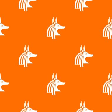 Antik Mısır tanrısı Anubis'e desen sorunsuz