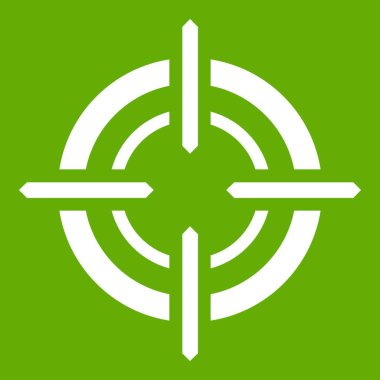 Hedef simgesi yeşil