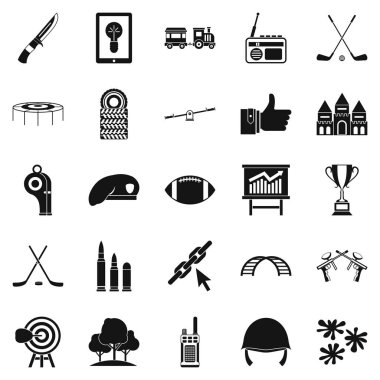 Hedef Icons set, basit tarzı