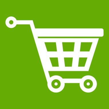 Tekerlek simgesi yeşil sepet