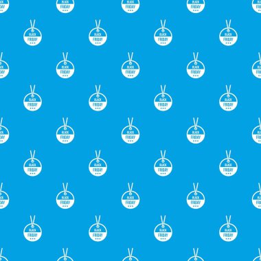 Siyah Cuma satış etiketi desen kesintisiz mavi