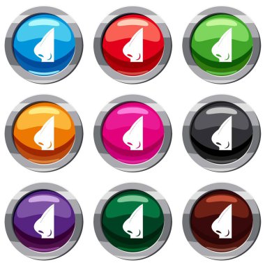 Rhinoplasty burun 9 koleksiyonu ayarla