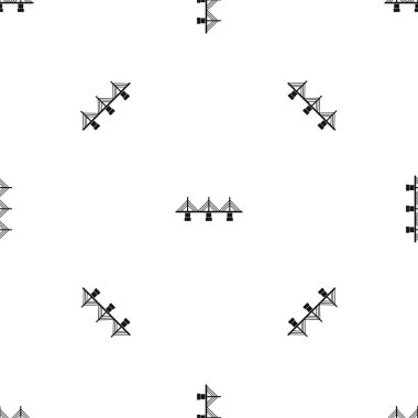 Köprü desen sorunsuz siyah