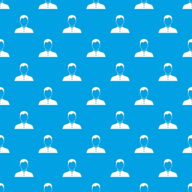 Papaz desen kesintisiz mavi