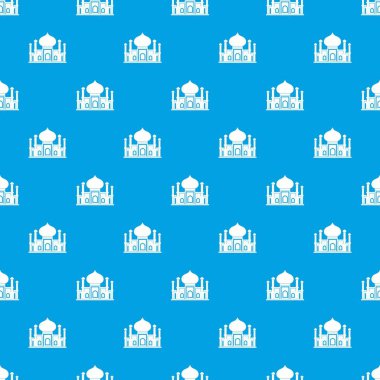 Cami desen kesintisiz mavi