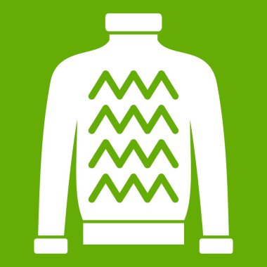 Erkek kazak simgesi yeşil